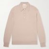 SIlk and Cashmere-Blend Polo Sweater SIlk and Cashmere-Blend Polo Sweater
