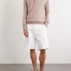 SIlk and Cashmere-Blend Polo Sweater - OU SIlk and Cashmere-Blend Polo Sweater - OU