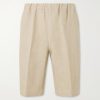 Straight-Leg Linen Bermuda Shorts Straight-Leg Linen Bermuda Shorts