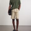 Straight-Leg Linen Bermuda Shorts - OU Straight-Leg Linen Bermuda Shorts - OU