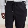 Straight-Leg Linen-Blend Canvas Drawstring Trousers - CU Straight-Leg Linen-Blend Canvas Drawstring Trousers - CU