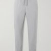 Straight-Leg Linen-Blend Canvas Drawstring Trousers Straight-Leg Linen-Blend Canvas Drawstring Trousers