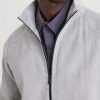 Linen-Blend Blouson Jacket - CU