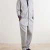 Linen-Blend Blouson Jacket - OU