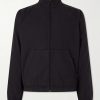 Linen-Blend Blouson Jacket