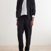Linen-Blend Blouson Jacket - OU