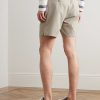 Straight-Leg Stretch Cotton-Blend Golf Shorts - BK