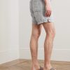 Straight-Leg Garment-Dyed Linen Drawstring Shorts - BK Straight-Leg Garment-Dyed Linen Drawstring Shorts - BK
