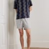 Straight-Leg Garment-Dyed Linen Drawstring Shorts - OU Straight-Leg Garment-Dyed Linen Drawstring Shorts - OU