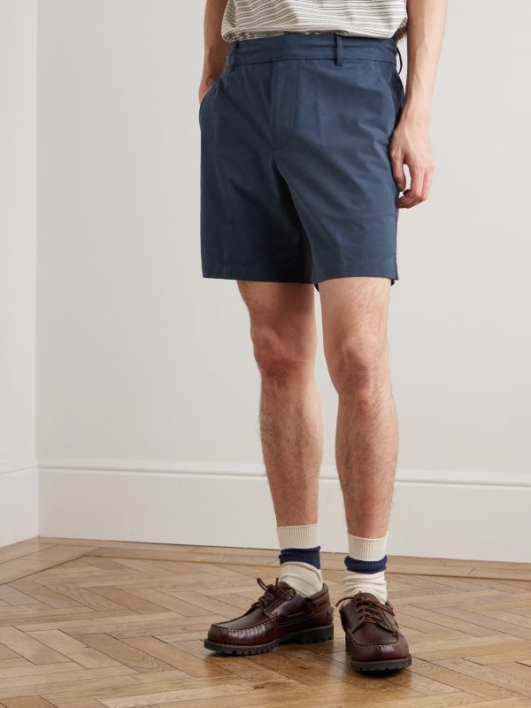Straight-Leg Stretch Cotton-Blend Golf Shorts - FR Straight-Leg Stretch Cotton-Blend Golf Shorts - FR