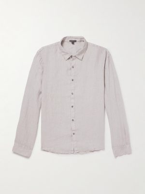 Garment-Dyed Linen Shirt