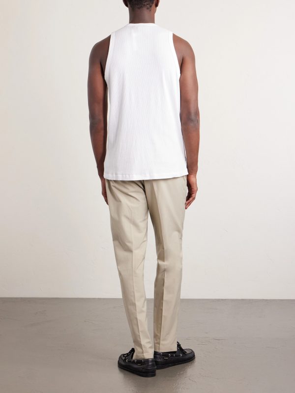 LA Skate Ribbed Stretch-Cotton Jersey Tank Top - BK LA Skate Ribbed Stretch-Cotton Jersey Tank Top - BK