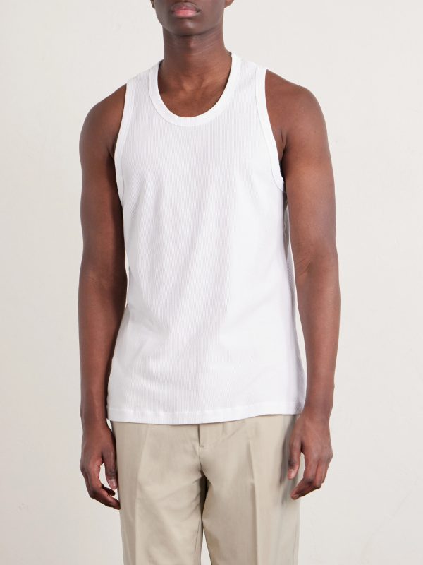 LA Skate Ribbed Stretch-Cotton Jersey Tank Top - FR LA Skate Ribbed Stretch-Cotton Jersey Tank Top - FR