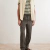 Straight-Leg Garment-Dyed Linen Drawstring Trousers - OU Straight-Leg Garment-Dyed Linen Drawstring Trousers - OU