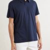 Luxe Lotus Cotton-Jersey Polo Shirt - FR Luxe Lotus Cotton-Jersey Polo Shirt - FR
