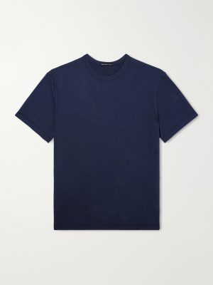 Lotus Brushed Cotton-Jersey T-Shirt Lotus Brushed Cotton-Jersey T-Shirt