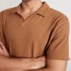 Open-Collar Slub Cotton-Jersey Polo Shirt - CU