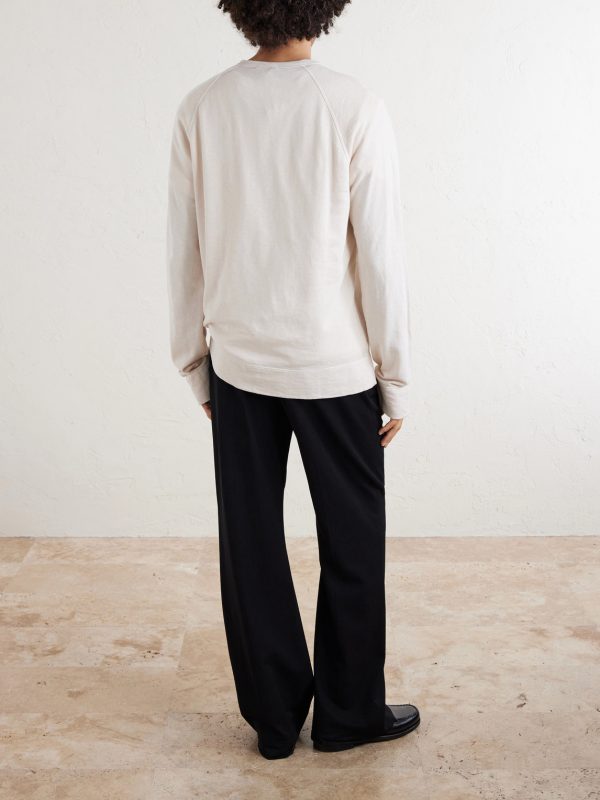 Supima Cotton-Jersey Sweatshirt - BK Supima Cotton-Jersey Sweatshirt - BK