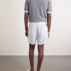 Straight-Leg Garment-Dyed Linen Drawstring Shorts - BK Straight-Leg Garment-Dyed Linen Drawstring Shorts - BK