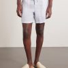 Straight-Leg Garment-Dyed Linen Drawstring Shorts - FR Straight-Leg Garment-Dyed Linen Drawstring Shorts - FR
