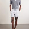 Straight-Leg Garment-Dyed Linen Drawstring Shorts - OU Straight-Leg Garment-Dyed Linen Drawstring Shorts - OU