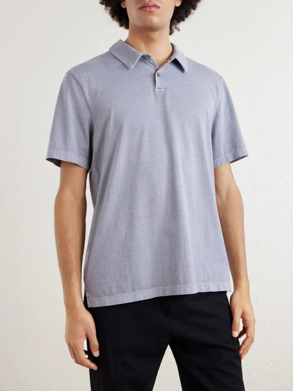 Supima Cotton-Jersey Polo Shirt - FR Supima Cotton-Jersey Polo Shirt - FR