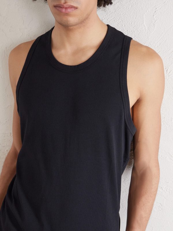 LA Skate Ribbed Stretch-Cotton Jersey Tank Top - CU LA Skate Ribbed Stretch-Cotton Jersey Tank Top - CU