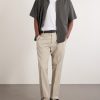 Camp-Collar Cotton-Blend Poplin Shirt - OU Camp-Collar Cotton-Blend Poplin Shirt - OU