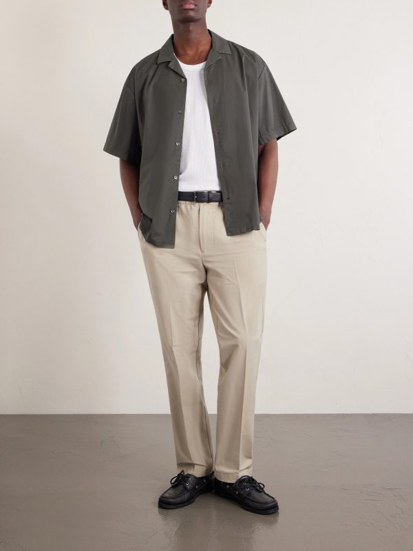 Golf Slim-Fit Stretch Cotton-Blend Trousers - OU Golf Slim-Fit Stretch Cotton-Blend Trousers - OU