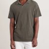 Open-Collar Cotton-Jersey Polo Shirt - FR Open-Collar Cotton-Jersey Polo Shirt - FR