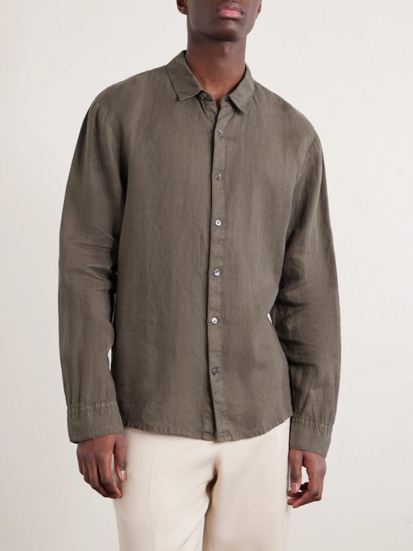 Garment-Dyed Linen Shirt - FR Garment-Dyed Linen Shirt - FR