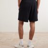 Straight-Leg Cotton-Jersey Drawstring Shorts - BK Straight-Leg Cotton-Jersey Drawstring Shorts - BK