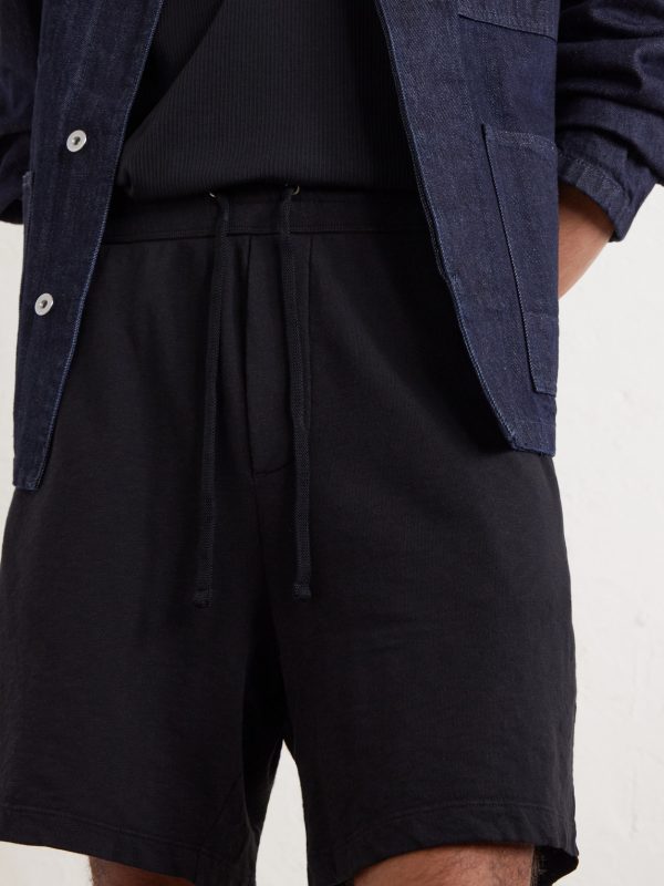 Straight-Leg Cotton-Jersey Drawstring Shorts - CU Straight-Leg Cotton-Jersey Drawstring Shorts - CU