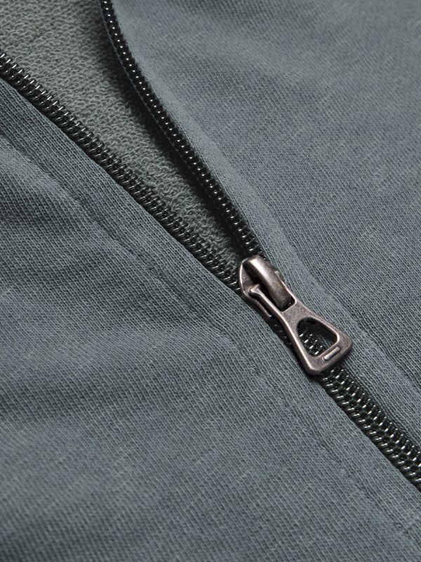 Loopback Supima Cotton-Jersey Zip-Up Hoodie - CU