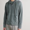 Loopback Supima Cotton-Jersey Zip-Up Hoodie - FR