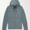 Loopback Supima Cotton-Jersey Zip-Up Hoodie