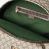 Ophidia Medium Leather-Trimmed Monogrammed Coated-Canvas Backpack - E1 Ophidia Medium Leather-Trimmed Monogrammed Coated-Canvas Backpack - E1