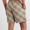 Treston Straight-Leg Mid-Length Checked Swim Shorts - BK