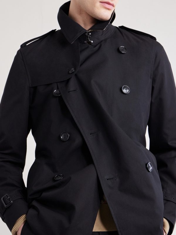 Kensington Cotton-Gabardine Trench Coat - E1
