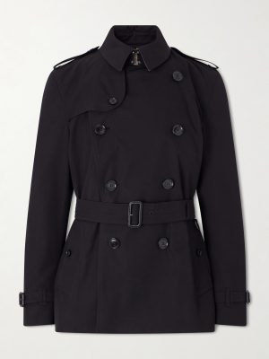 Kensington Cotton-Gabardine Trench Coat Kensington Cotton-Gabardine Trench Coat