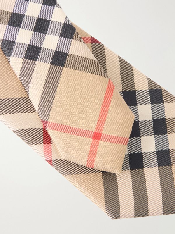 Archive Checked Silk-Twill Tie - CU Archive Checked Silk-Twill Tie - CU