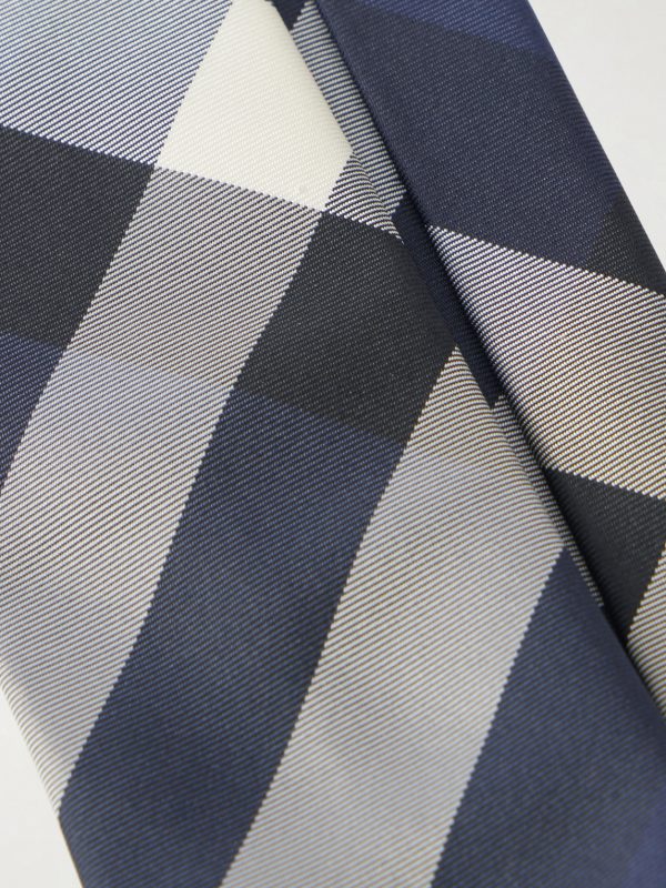 7cm Checked Silk-Twill Tie - CU 7cm Checked Silk-Twill Tie - CU