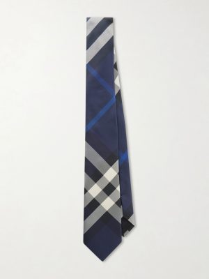 7cm Checked Silk-Twill Tie 7cm Checked Silk-Twill Tie