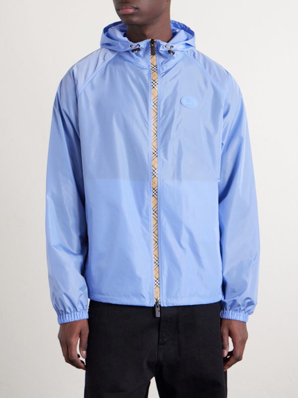 Clapton Logo-Appliquéd Shell Hooded Jacket - FR
