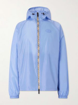 Clapton Logo-Appliquéd Shell Hooded Jacket