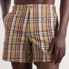 Selkirk Checked Crinkled Swim Shorts - FR Selkirk Checked Crinkled Swim Shorts - FR