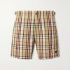Selkirk Checked Crinkled Swim Shorts Selkirk Checked Crinkled Swim Shorts