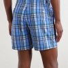 Selkirk Checked Swim Shorts - BK Selkirk Checked Swim Shorts - BK