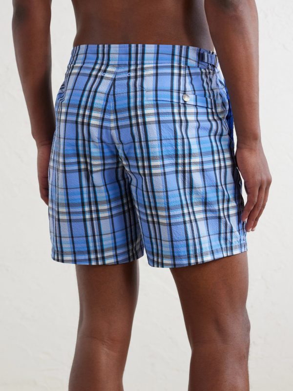 Selkirk Checked Swim Shorts - BK Selkirk Checked Swim Shorts - BK