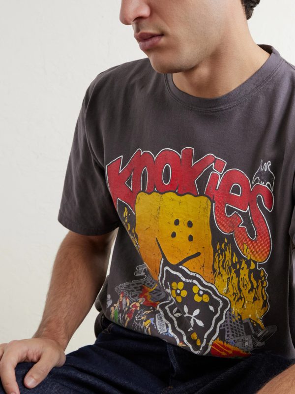 Buster Peckish Bowy Printed Cotton-Jersey T-Shirt - CU Buster Peckish Bowy Printed Cotton-Jersey T-Shirt - CU